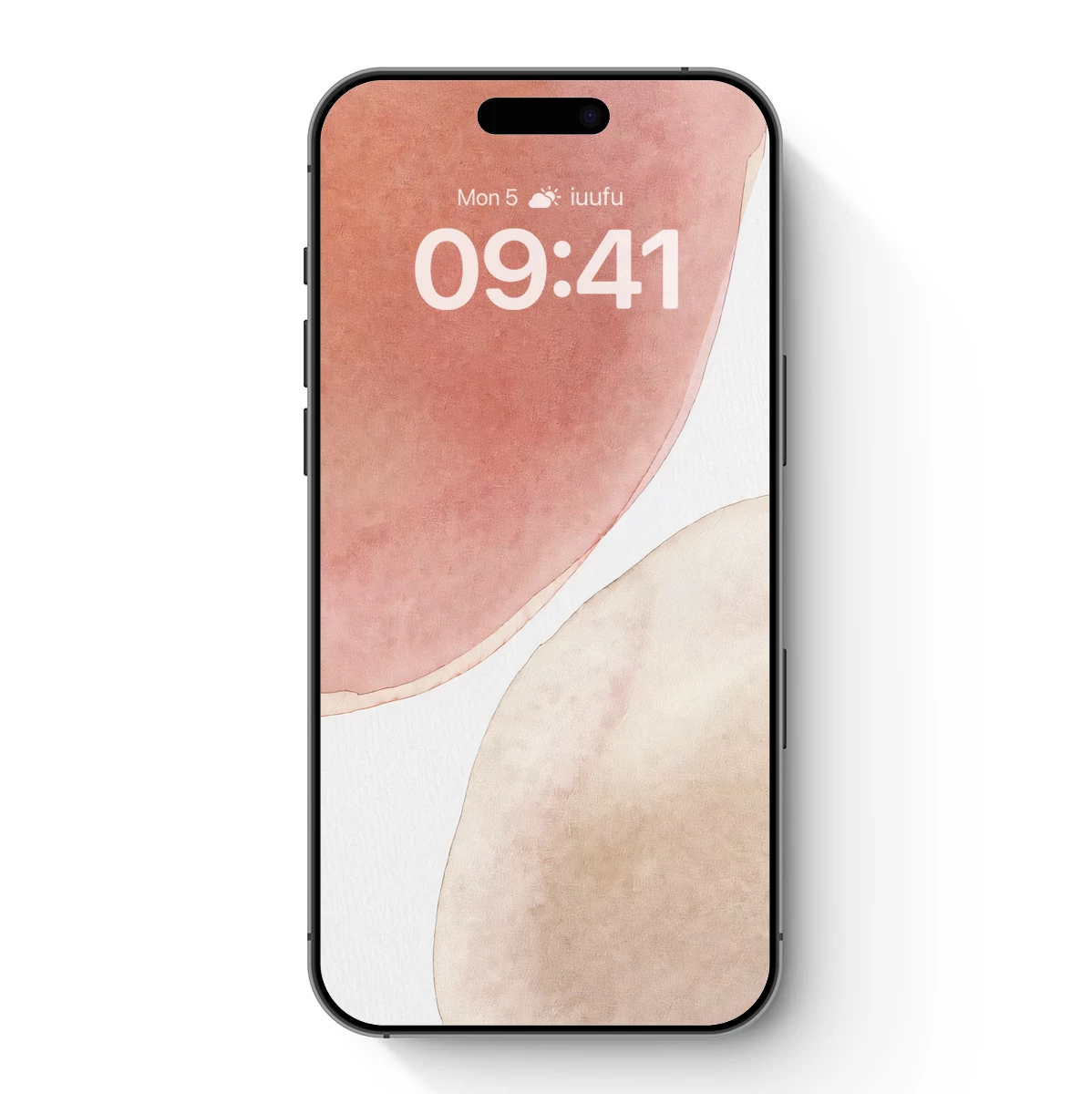 Abstract Blush and Beige Harmony