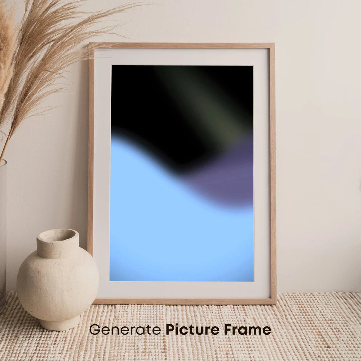 Ethereal Dawn: Blurred Horizons in Soft Blues - Image 7