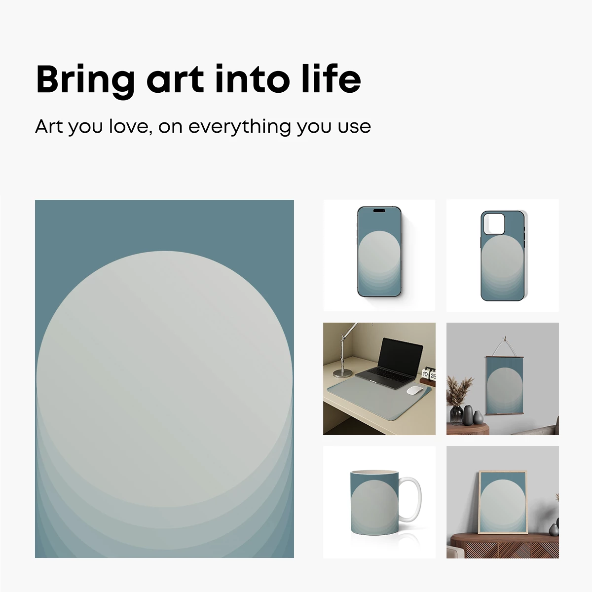 Ethereal Gradient Circles: A Study in Depth and Hue - Image 2