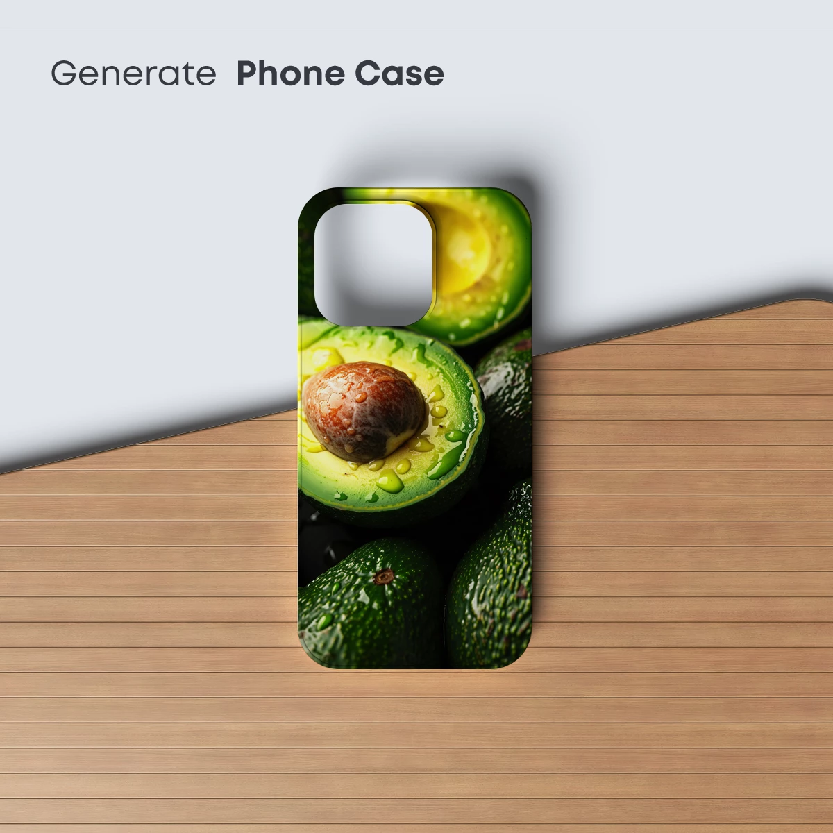 Avocado Elegance: Vibrant Halves in Dewy Detail - Image 3