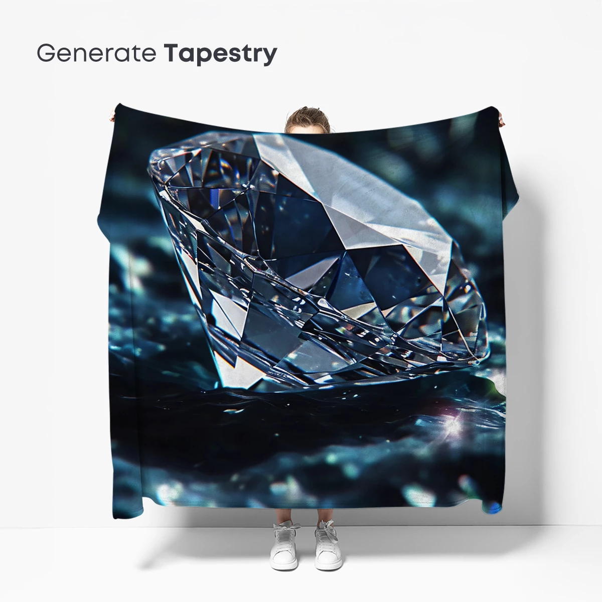 Crystal Diamond Elegance: A Gemstone Symphony - Image 5