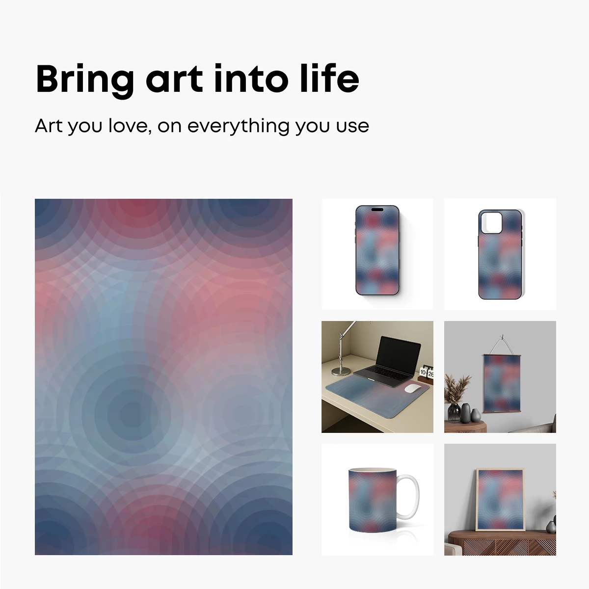 Cascading Circles: A Symphony of Blurred Hues - Image 2