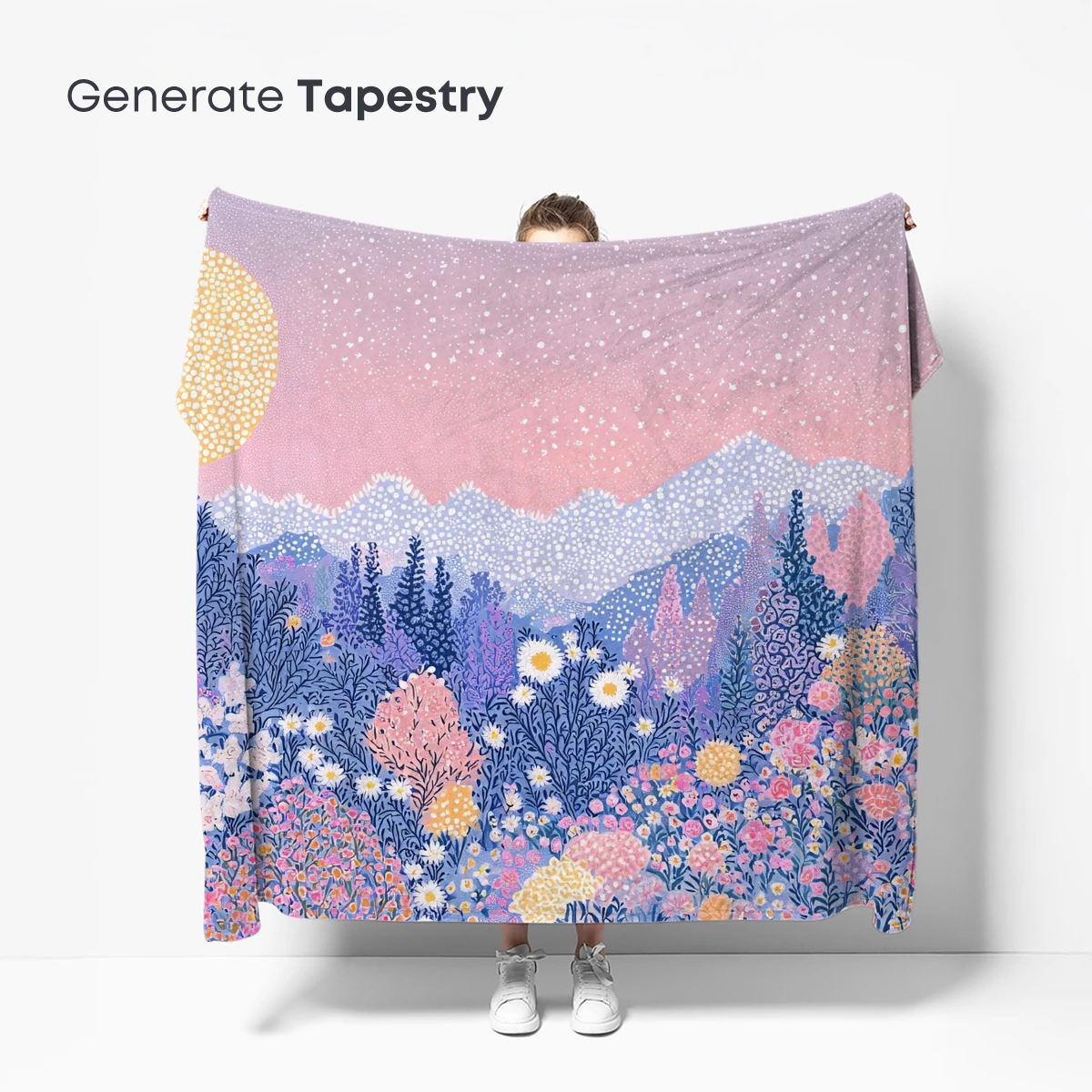 Enchanted Floral Retreat: Dreamy Garden at Dusk - Image 5