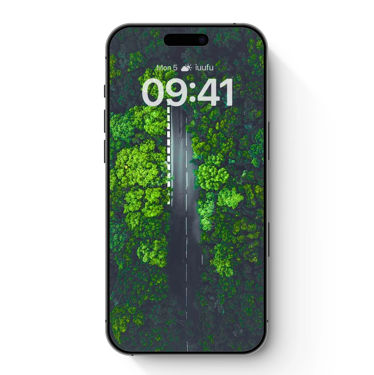 Forest Ribbon: Aerial Road Through Verdant Canopy Forest Ribbon: Aerial Road Through Verdant Canopy