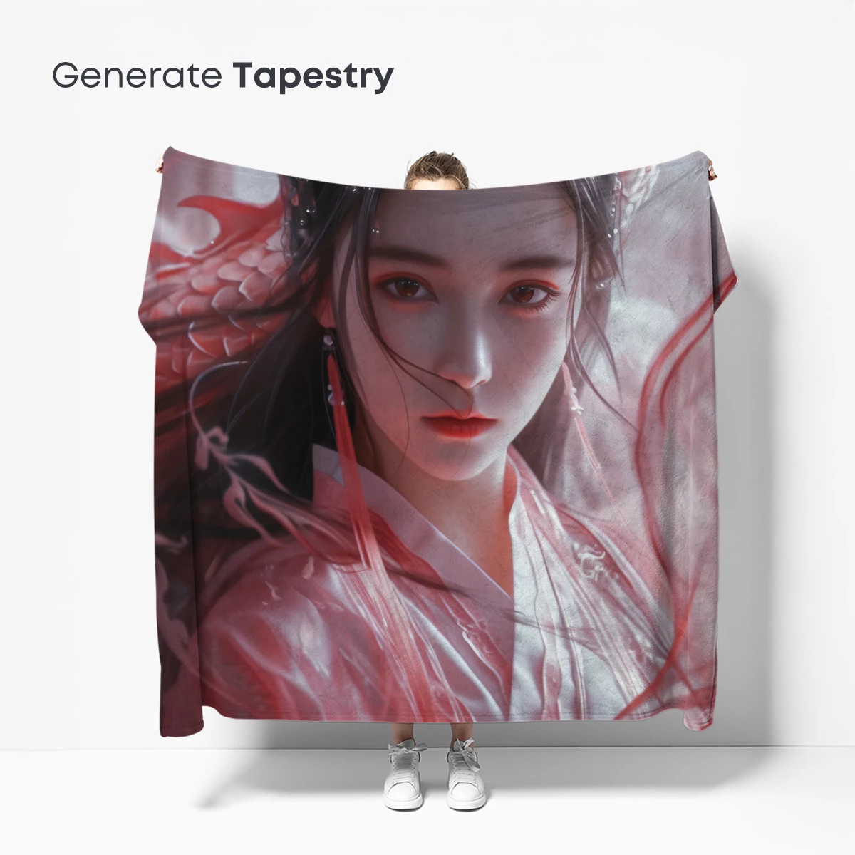 Ethereal Dragon Empress: A Symphony of Silk and Scales - Image 5