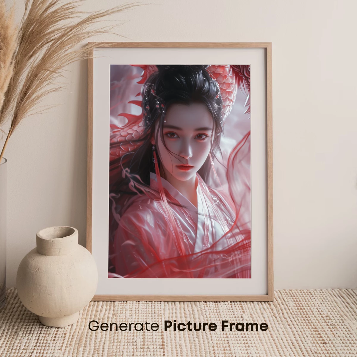 Ethereal Dragon Empress: A Symphony of Silk and Scales - Image 7