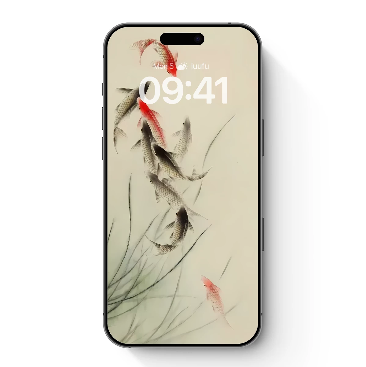 Elegant Koi Dance in Ink