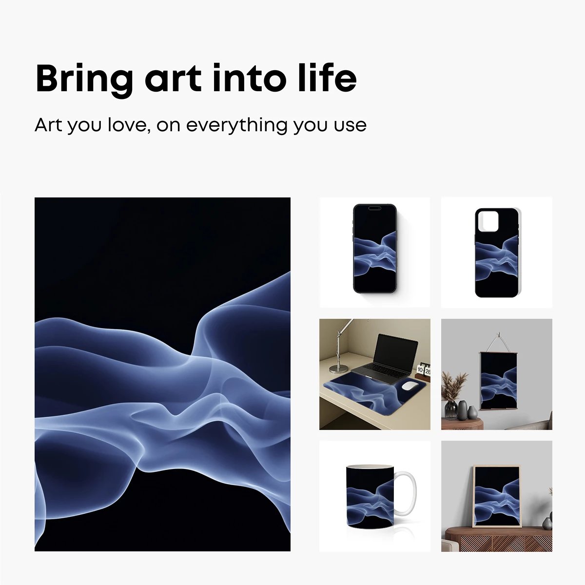 Ethereal Smoke Waves: A Digital Odyssey - Image 2