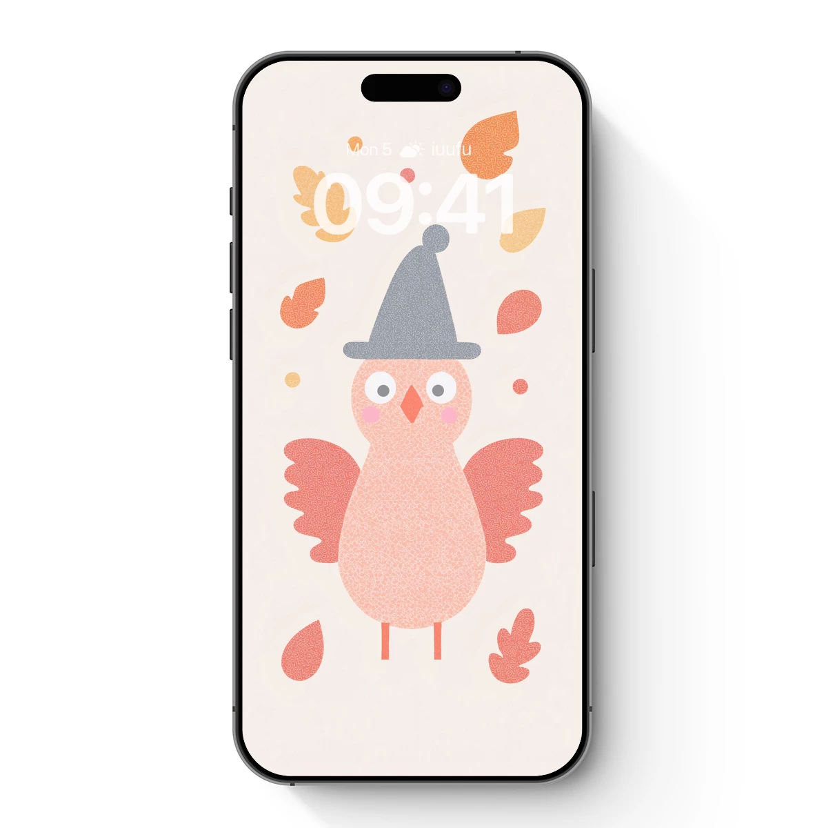 Autumnal Owl in Festive Hat