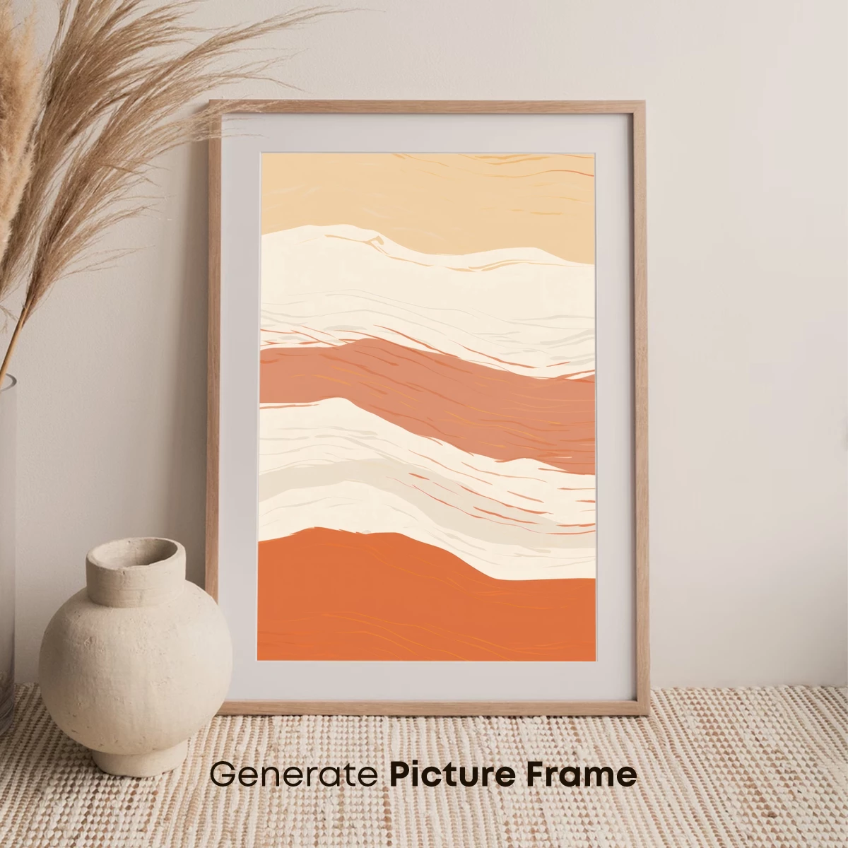 Desert Dunes in Abstract Warmth - Image 7