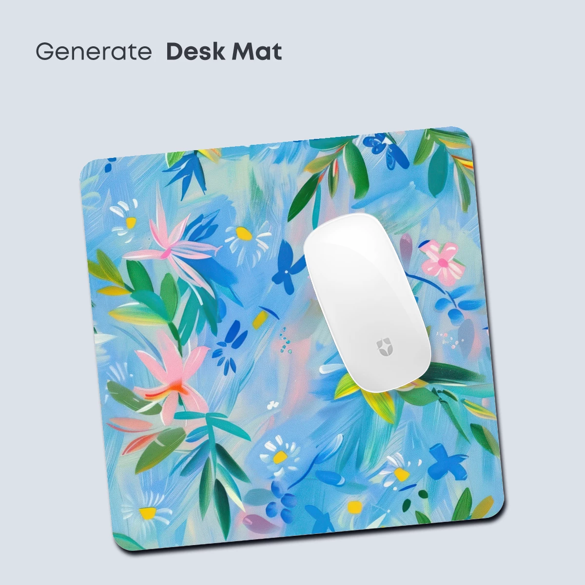 Aquamarine Floral Symphony - Image 4