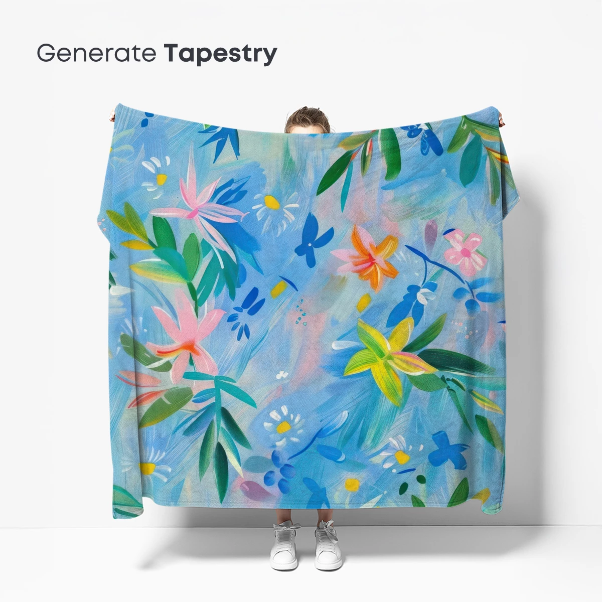 Aquamarine Floral Symphony - Image 5