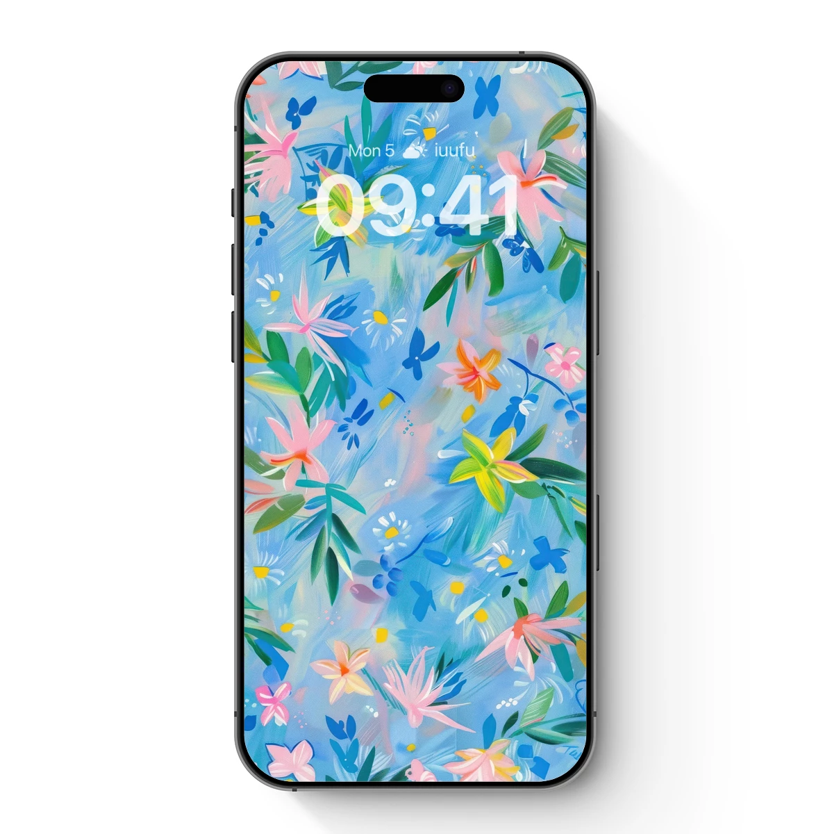 Aquamarine Floral Symphony