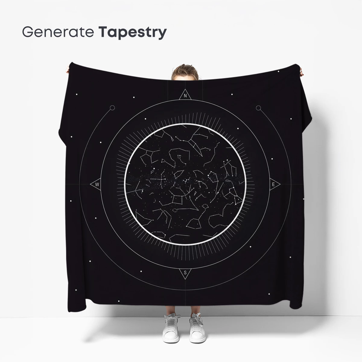 Celestial Compass: Starlit Navigation Art - Image 5