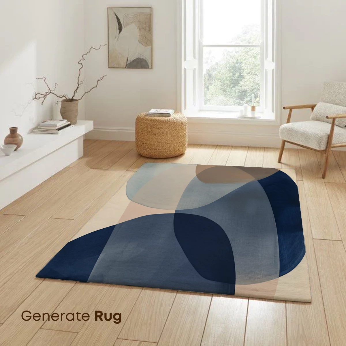 Interlocking Dreams: Abstract Fluidity in Soft Tones - Image 6