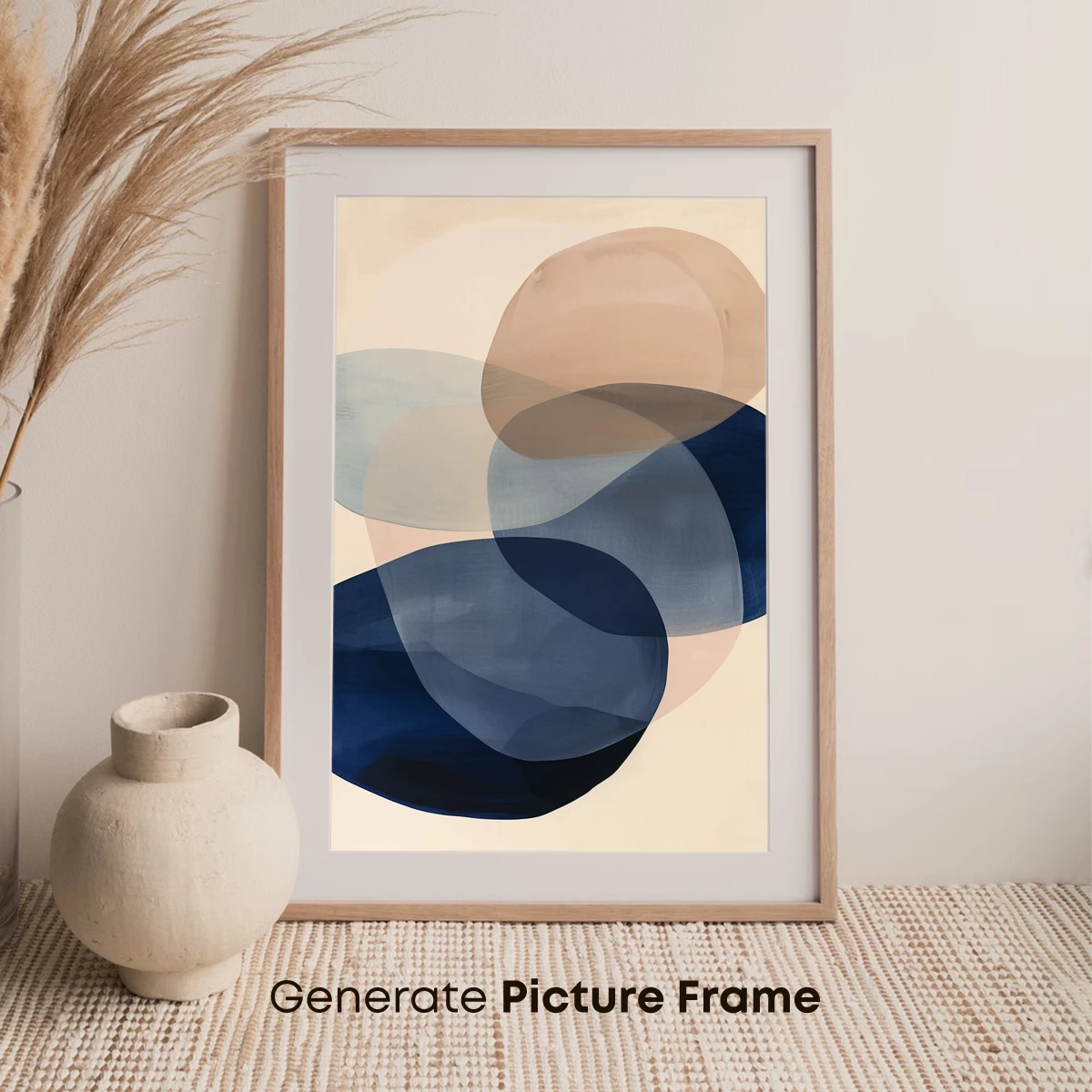 Interlocking Dreams: Abstract Fluidity in Soft Tones - Image 7