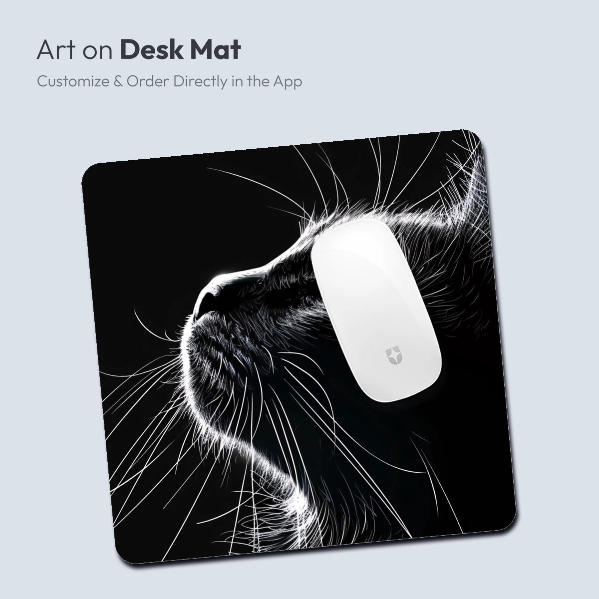 Ethereal Midnight Cat: Neon Blue Eyes in Darkness - Image 3