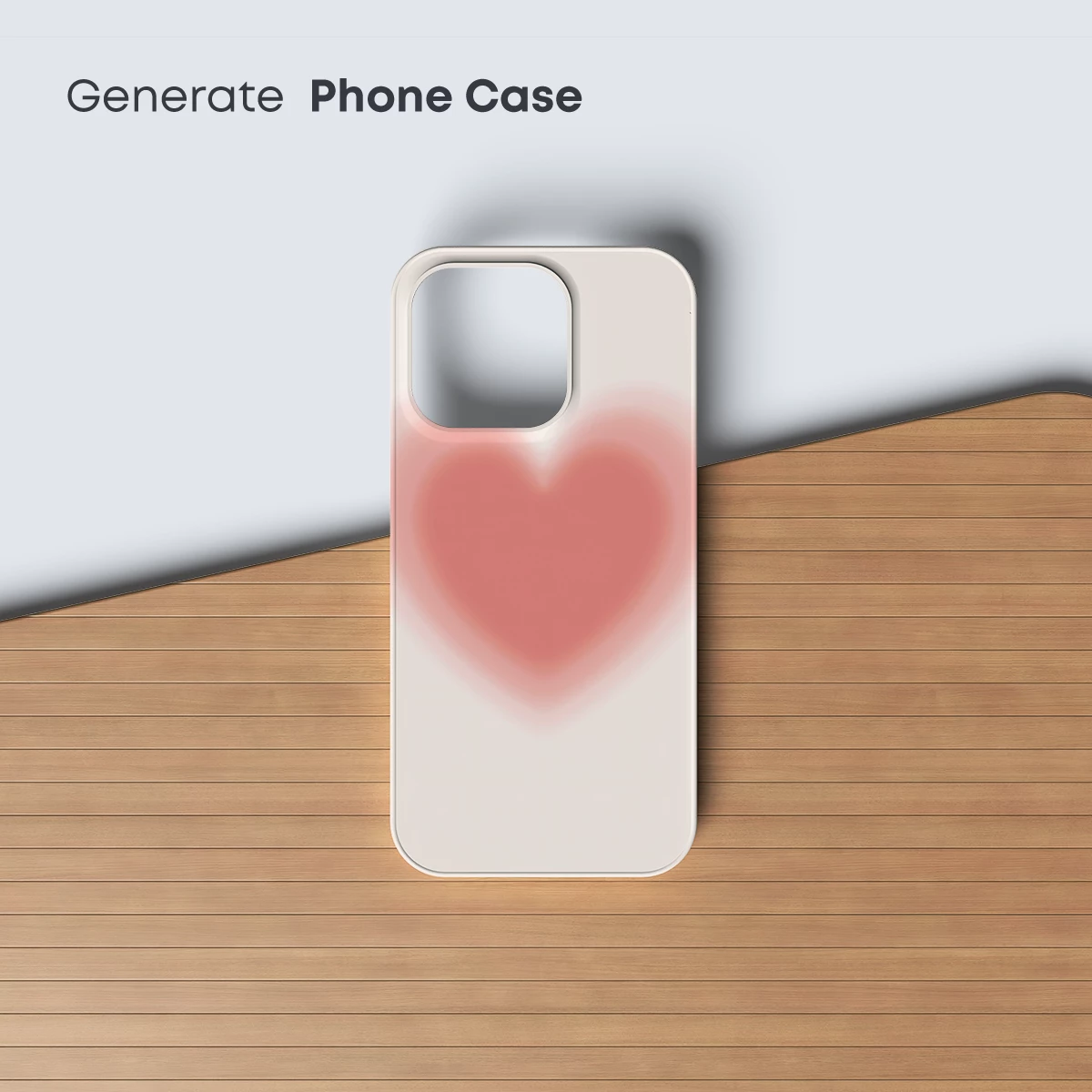 Blurred Love: Ethereal Heart in Soft Hues - Image 3