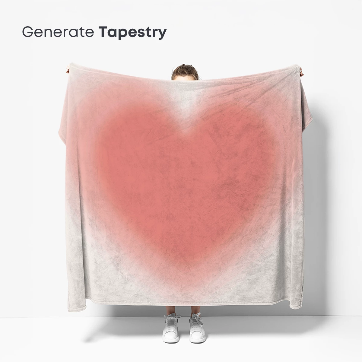 Blurred Love: Ethereal Heart in Soft Hues - Image 5