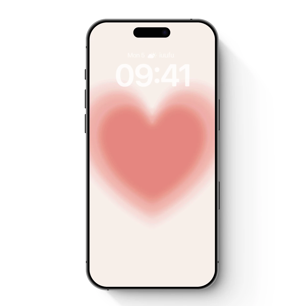 Blurred Love: Ethereal Heart in Soft Hues