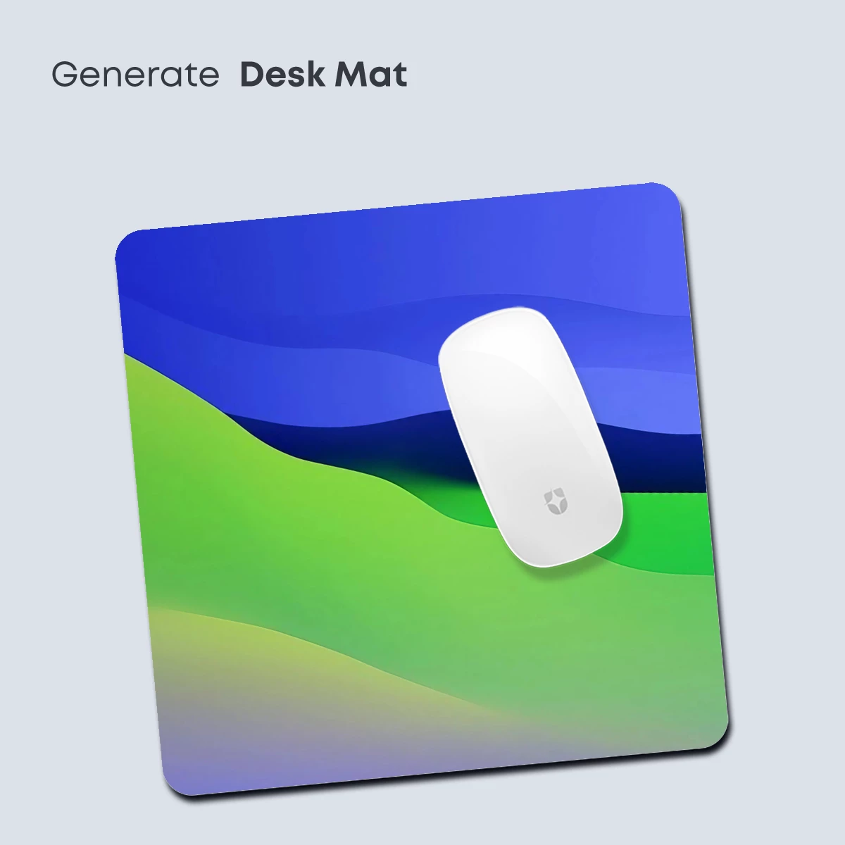 Abstract Horizon: Blue-Green Gradient Waves - Image 4