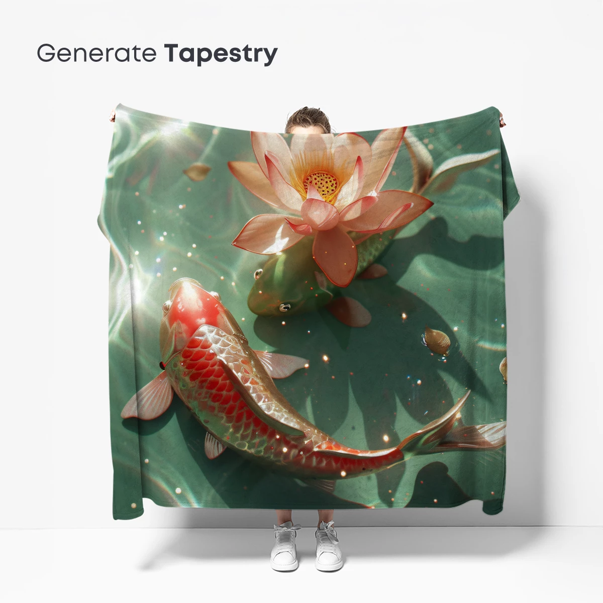 Koi and Lotus: Serene Pond Harmony - Image 5