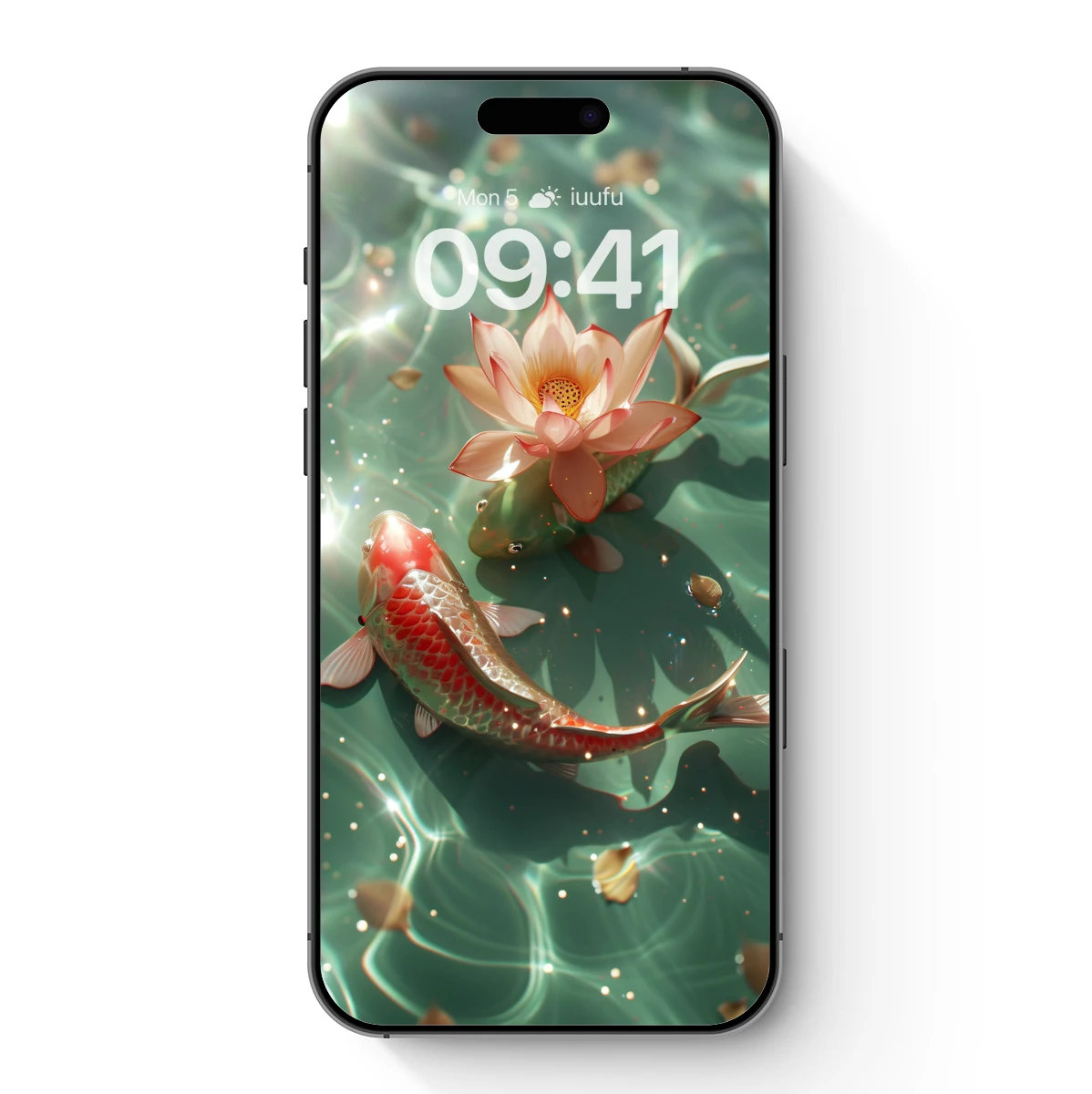 Koi and Lotus: Serene Pond Harmony