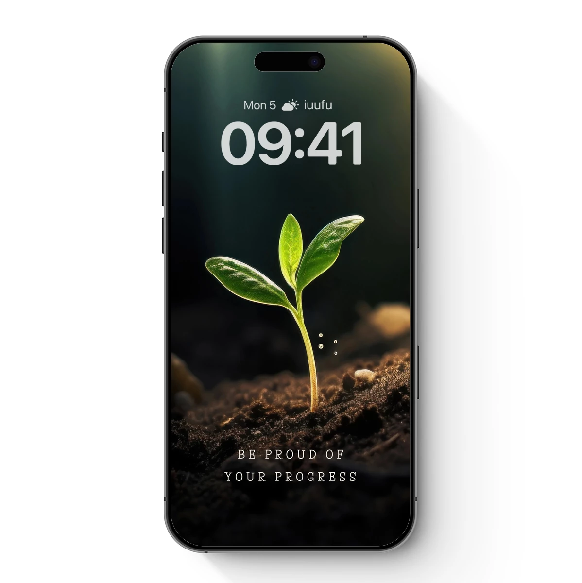 Emerging Sprout: Symbol of Growth and Pride Emerging Sprout: Symbol of Growth and Pride