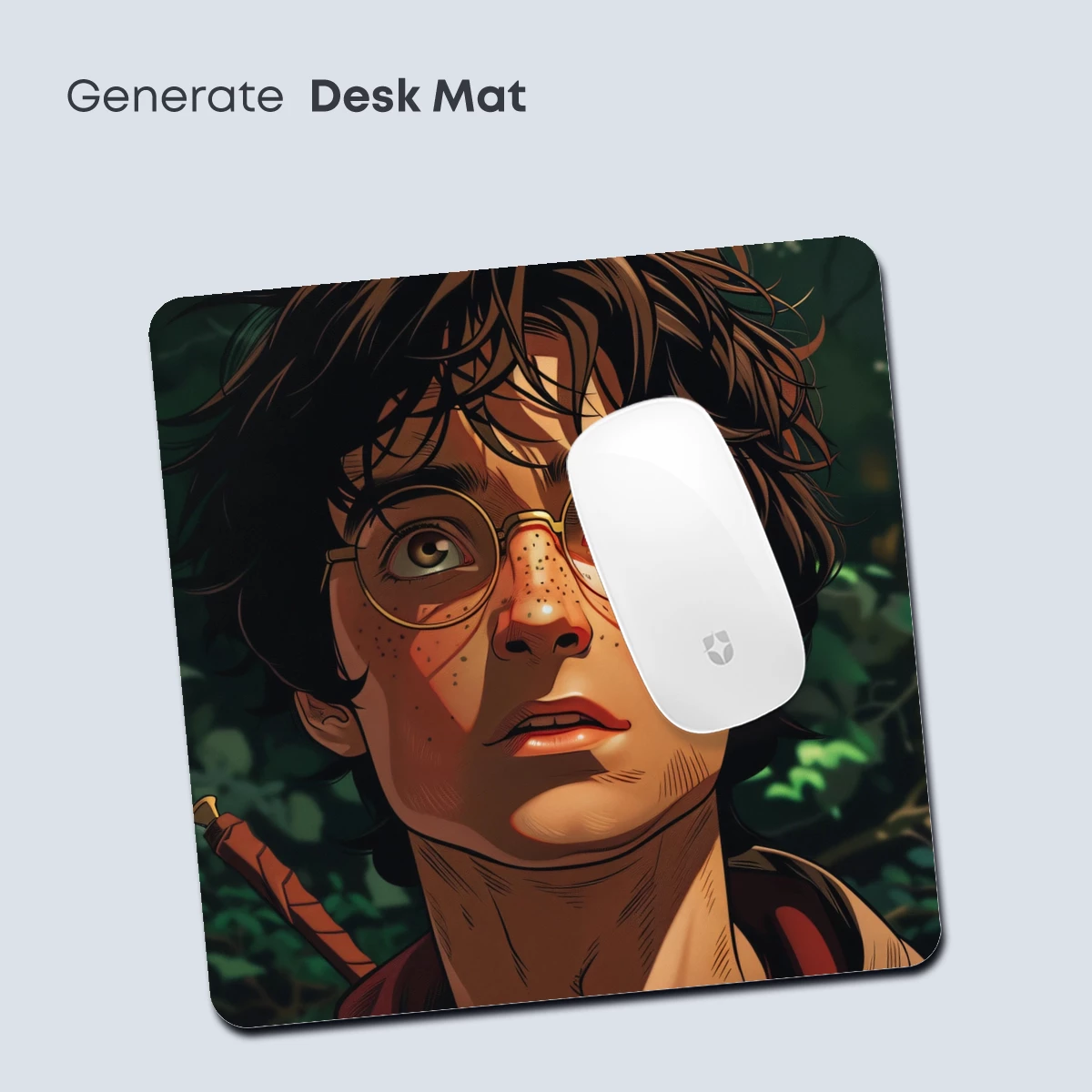 Enchanted Forest Guardian: Whimsical Wizard Portrait - Image 4