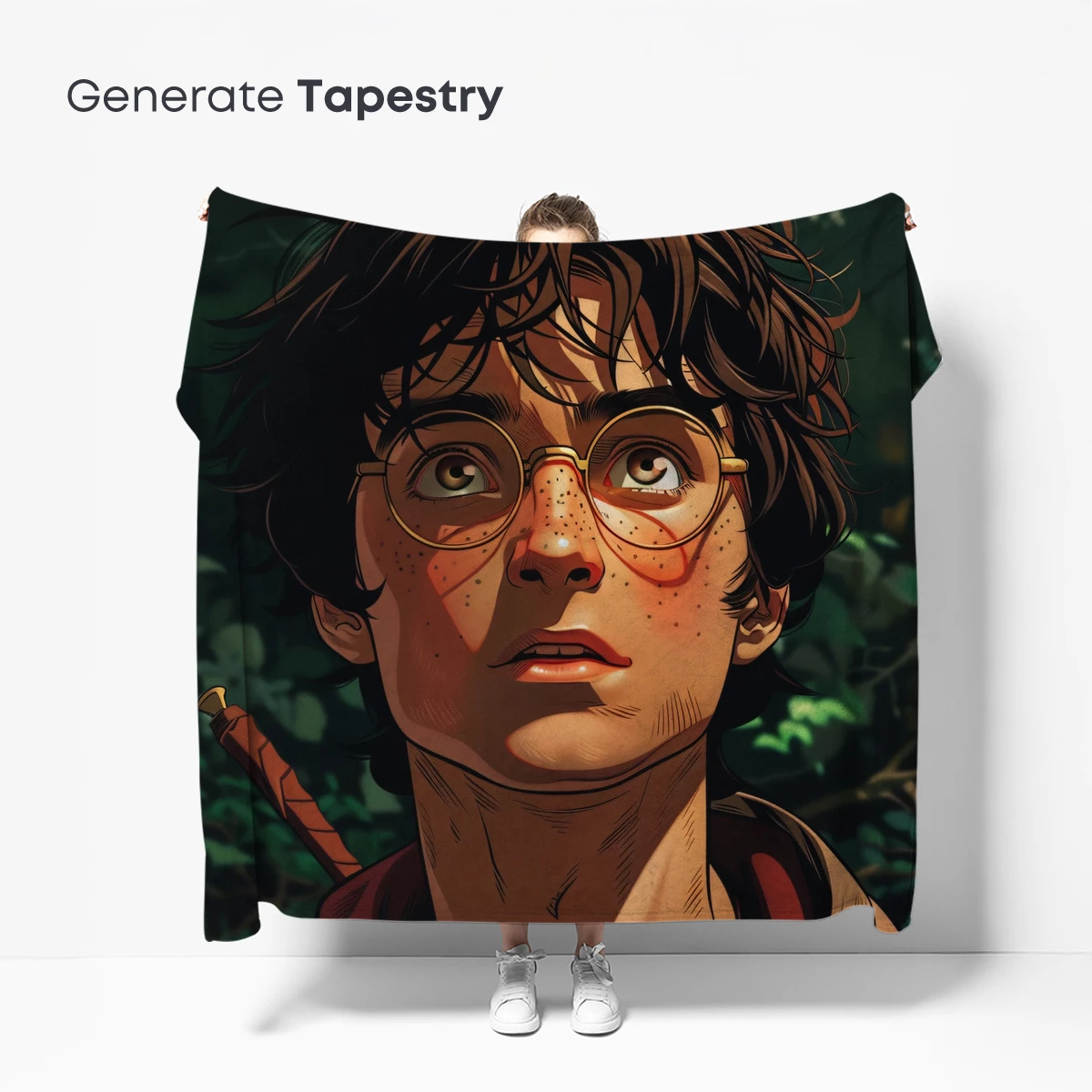 Enchanted Forest Guardian: Whimsical Wizard Portrait - Image 5