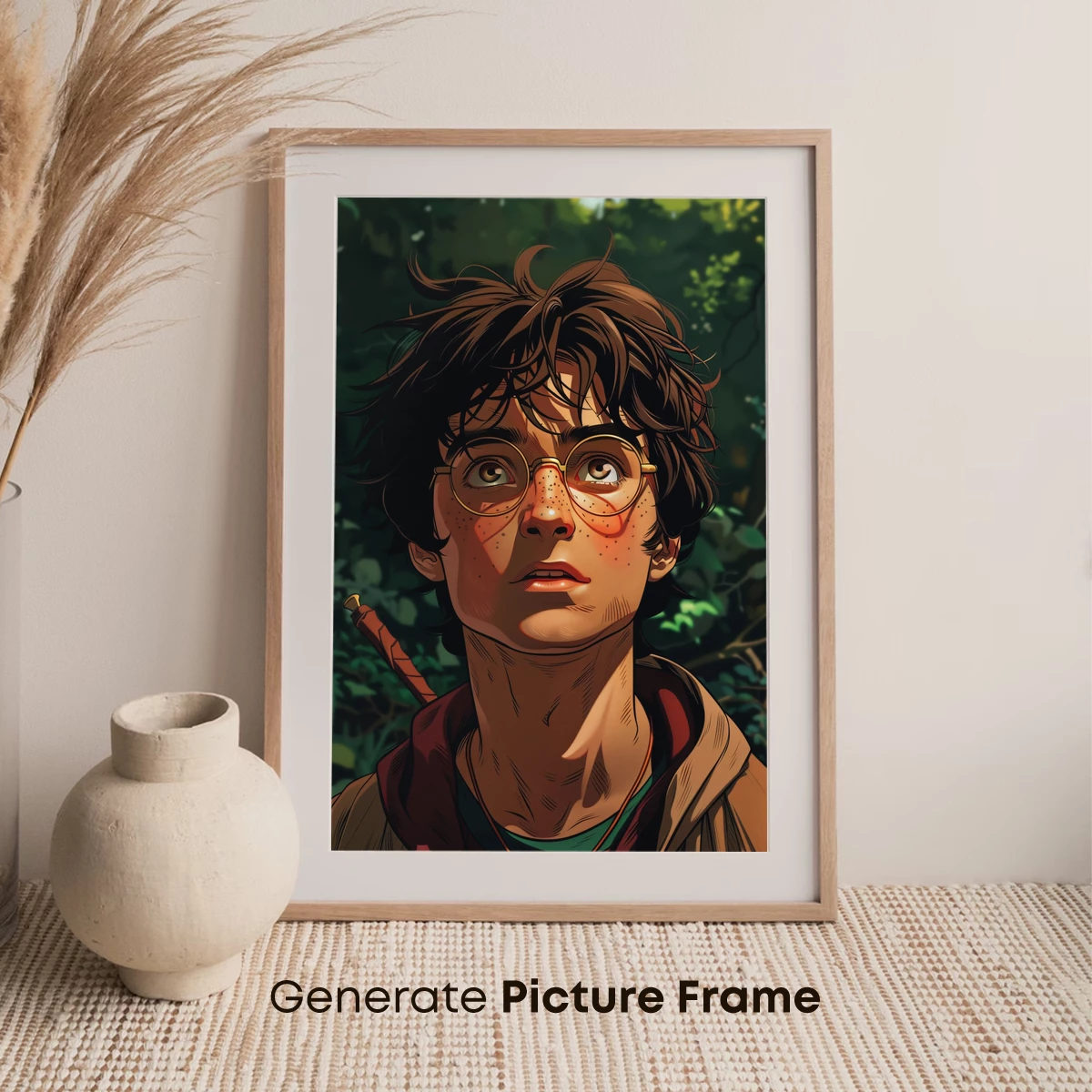 Enchanted Forest Guardian: Whimsical Wizard Portrait - Image 7