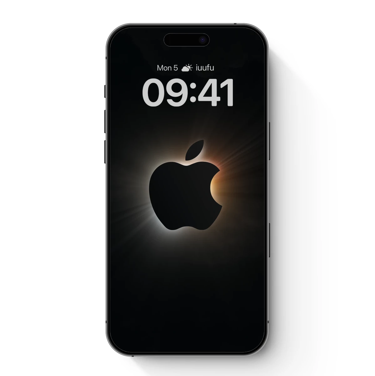 Eclipse of the Icon: Sunlit Apple Silhouette