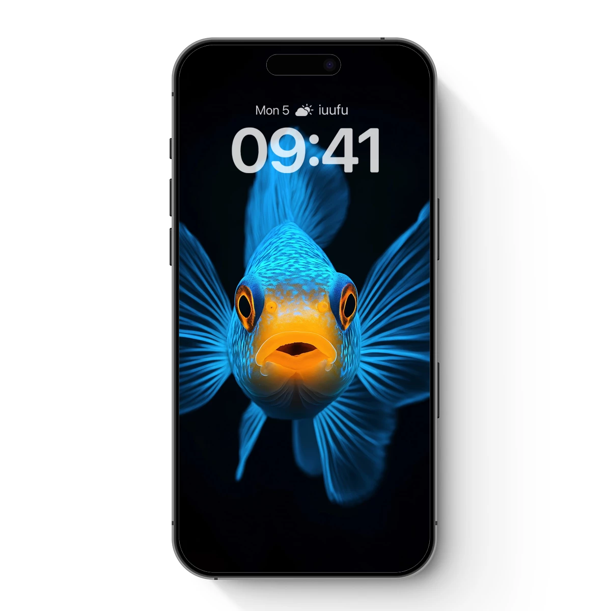 Luminous Blue Fish: Ethereal Aquatic Artistry
