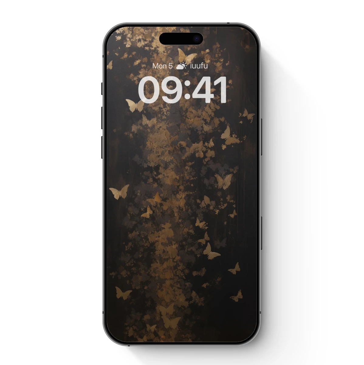 Golden Butterfly Swarm: Ethereal Flight in Midnight Hues Golden Butterfly Swarm: Ethereal Flight in Midnight Hues