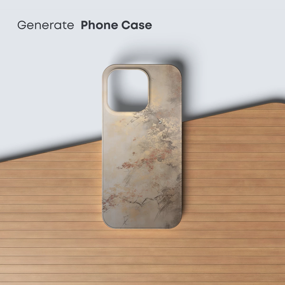 Autumn Whisper: Ethereal Branches in Mist - Image 3