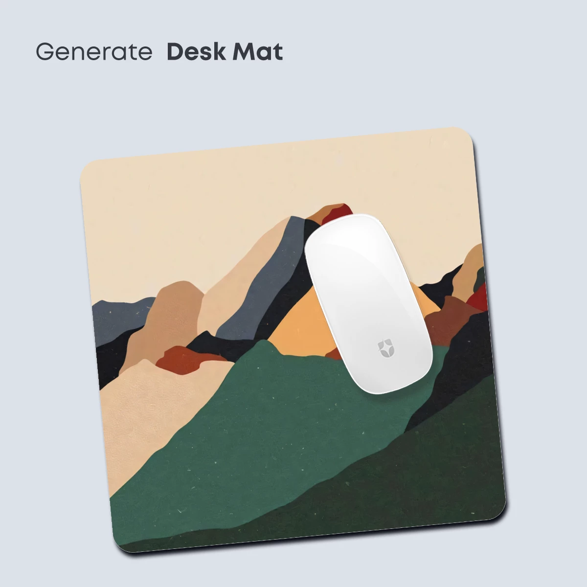 Abstract Mountain Symphony in Earth Tones - Image 4