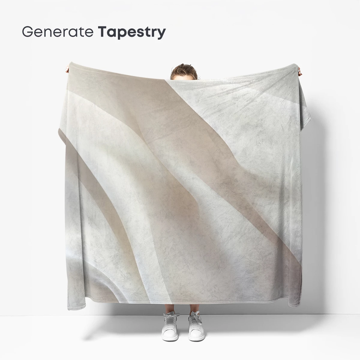 Elegant Silk Drapery: Soft Waves of Purity - Image 5