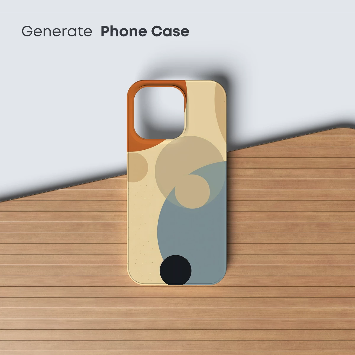 Abstract Harmony: Geometric Circles in Soft Tones - Image 3