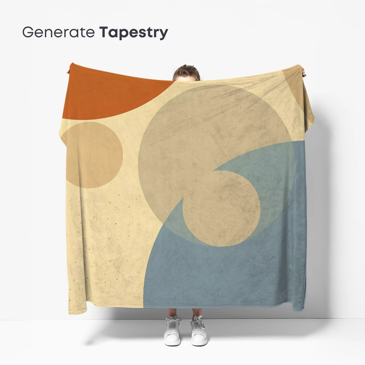 Abstract Harmony: Geometric Circles in Soft Tones - Image 5