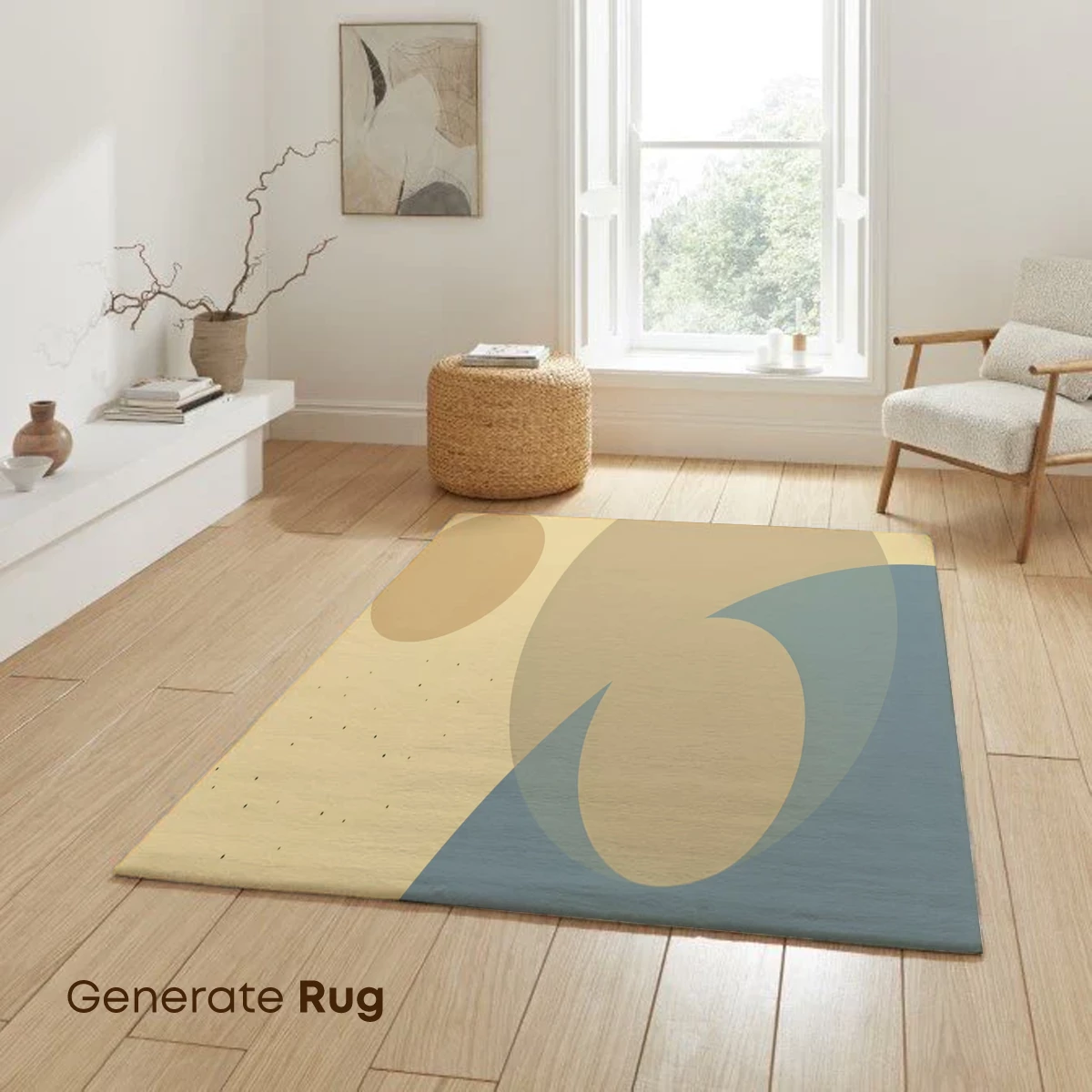 Abstract Harmony: Geometric Circles in Soft Tones - Image 6