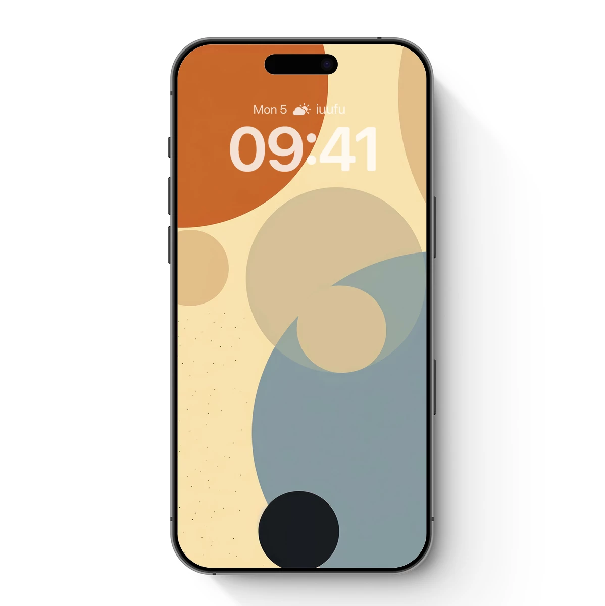 Abstract Harmony: Geometric Circles in Soft Tones