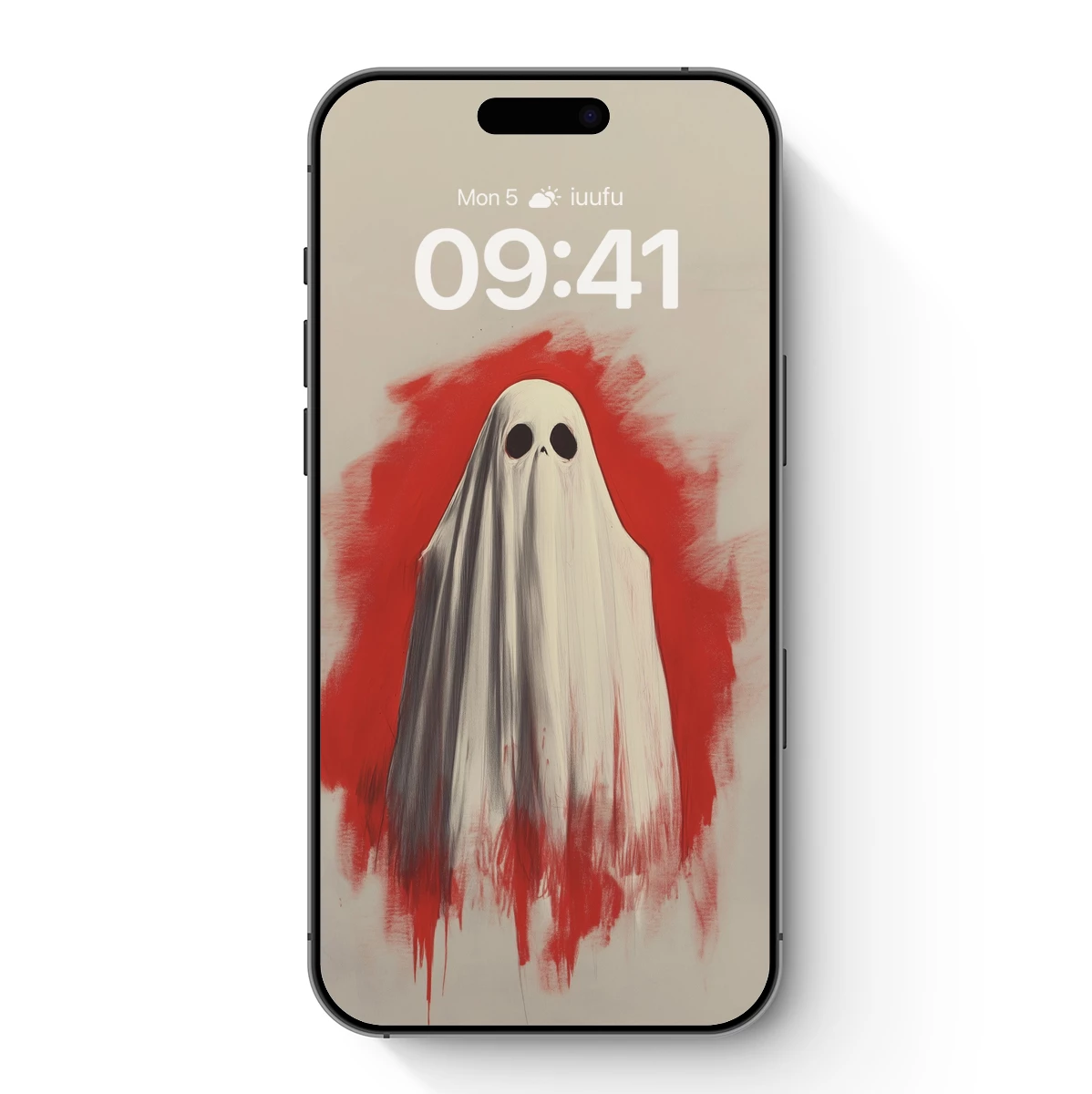 Ethereal Ghost in Scarlet Aura