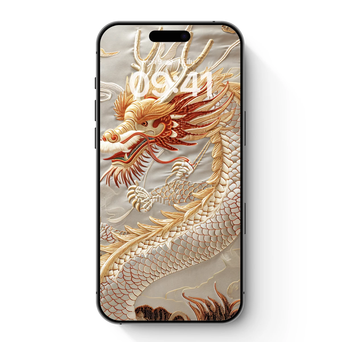 Golden Dragon Embroidery: Mythical Majesty
