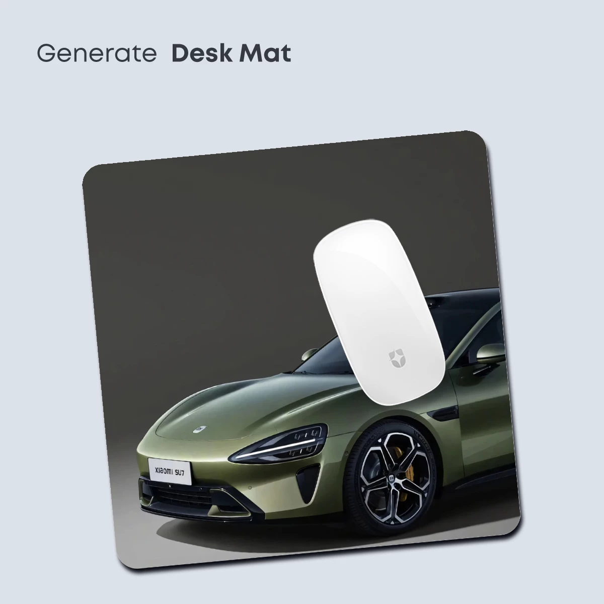 Elegant Green Sports Car in Minimalist Studio - Image 4