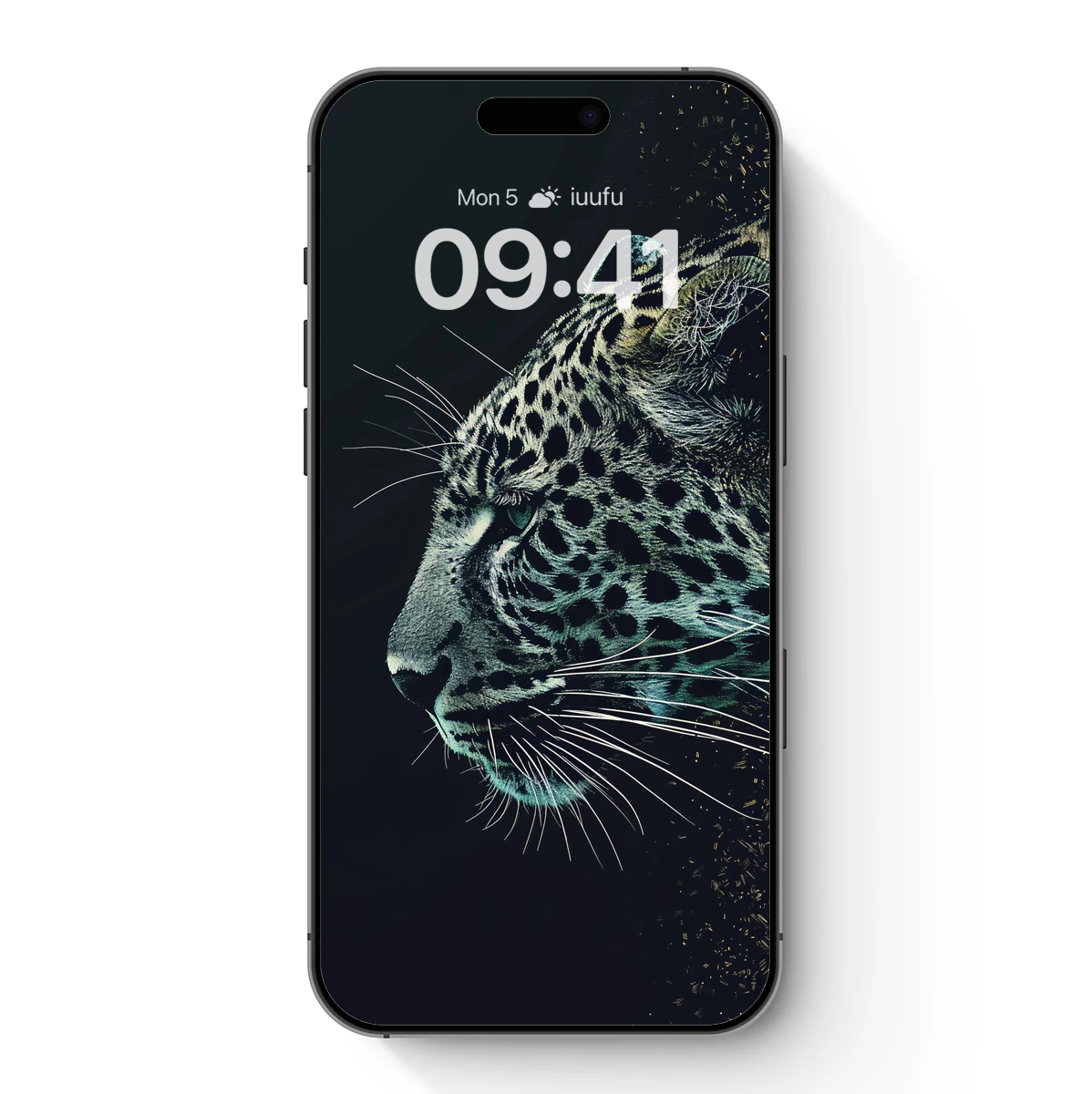 Ethereal Leopard: Night's Silent Guardian