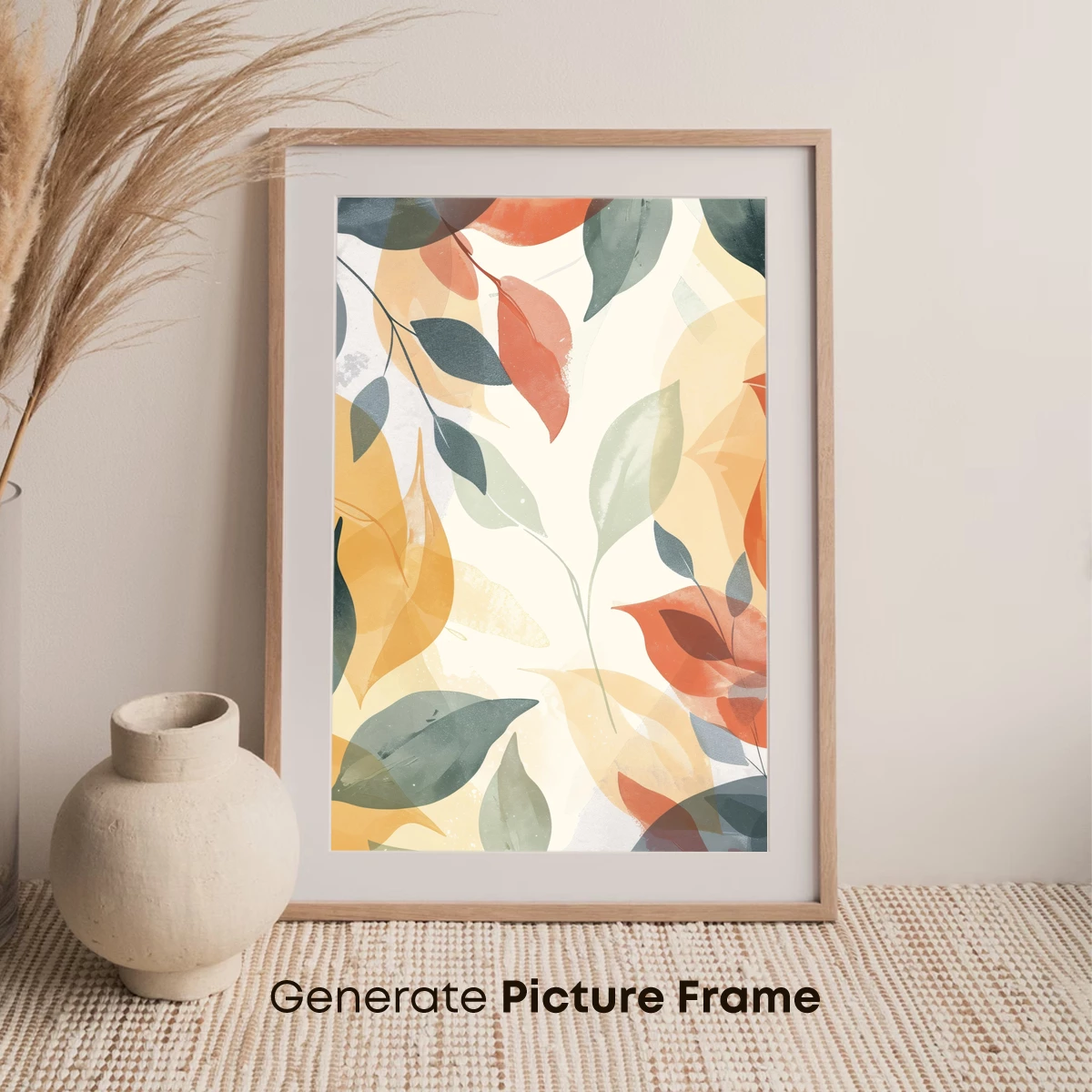 Autumnal Leaf Symphony: Watercolor Elegance - Image 7