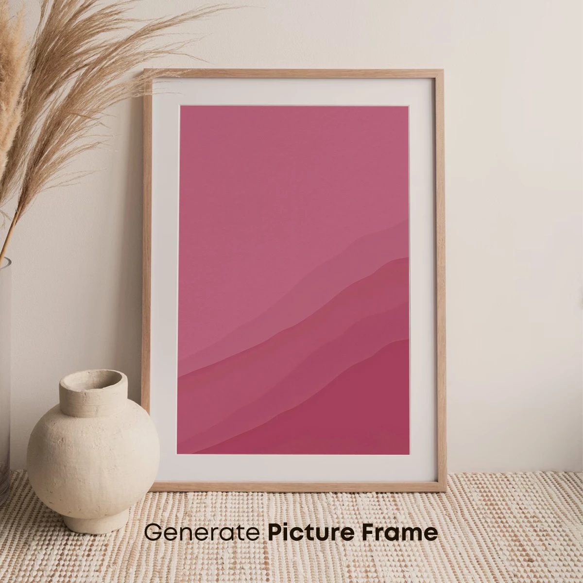 Crimson Dunes: A Minimalist Odyssey - Image 7