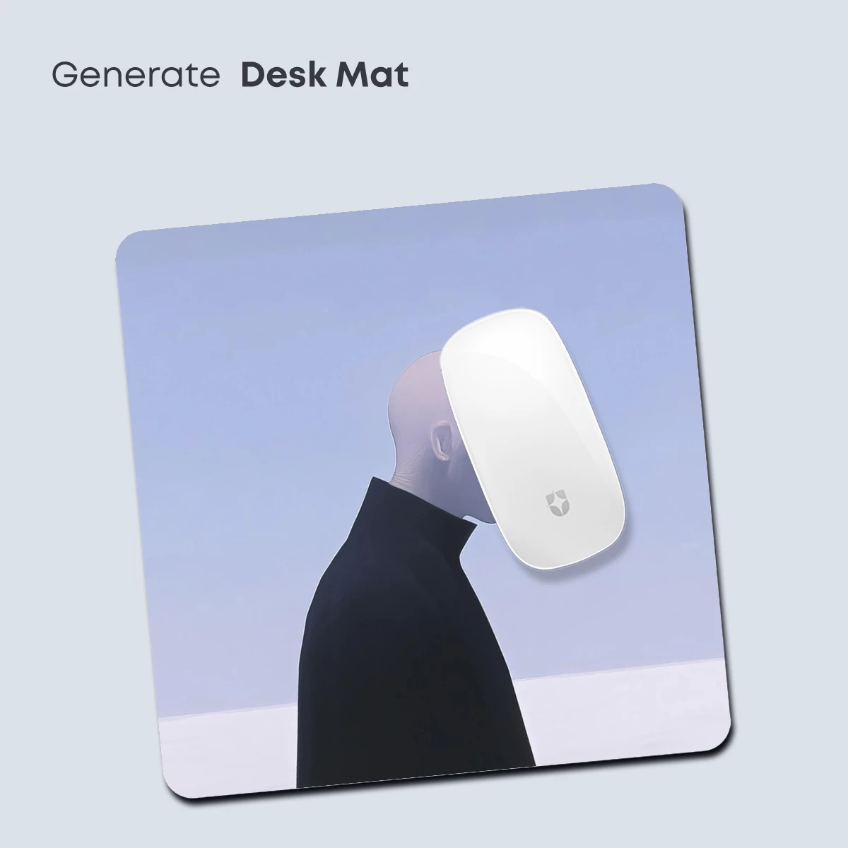 Eternal Solitude: Cloaked Figure in Vast White - Image 4