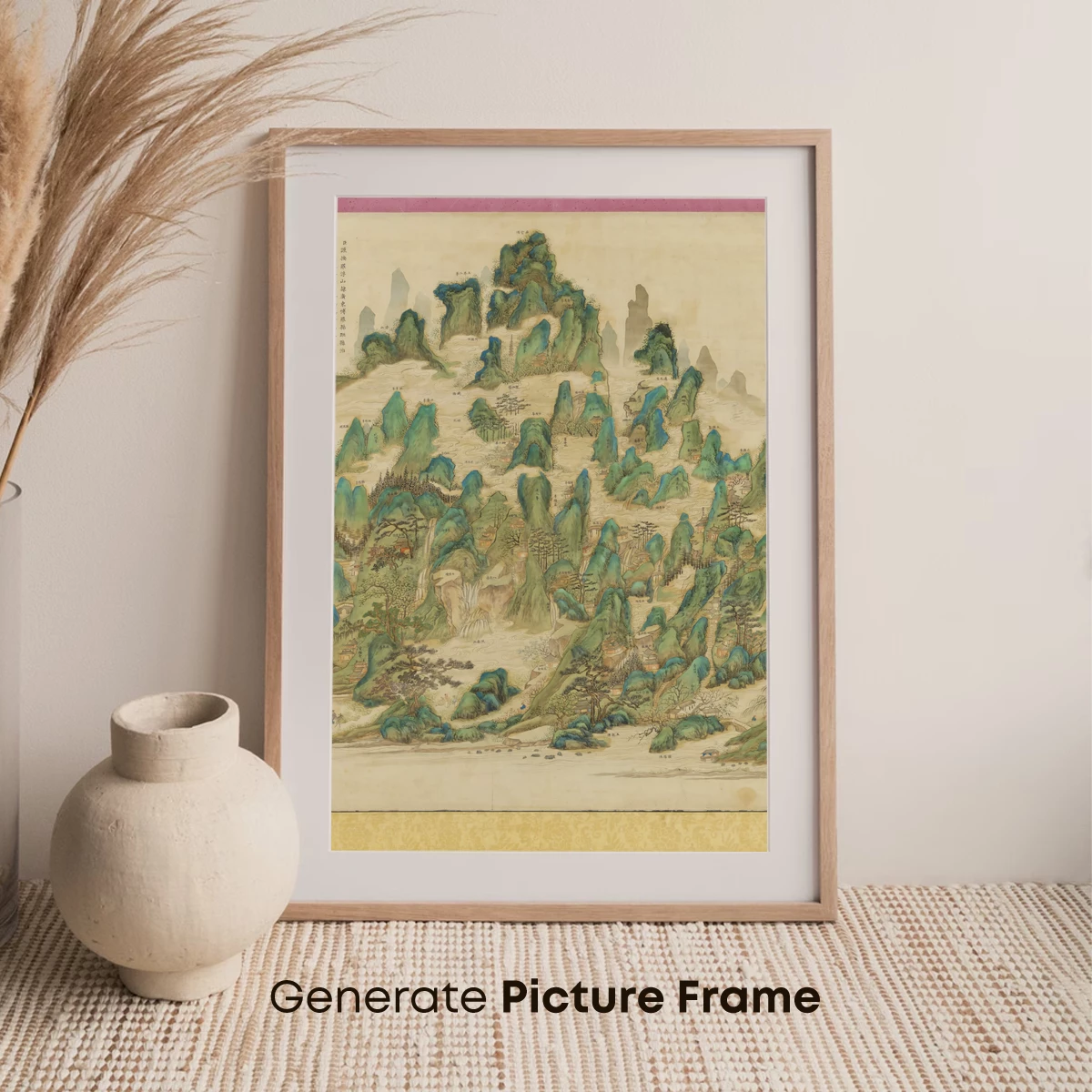 Emerald Peaks: A Dynasty's Mountain Symphony - Image 7