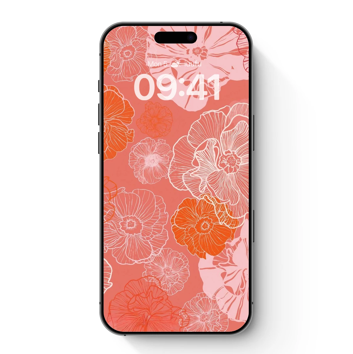 Coral Bloom Symphony: Linework Florals Coral Bloom Symphony: Linework Florals